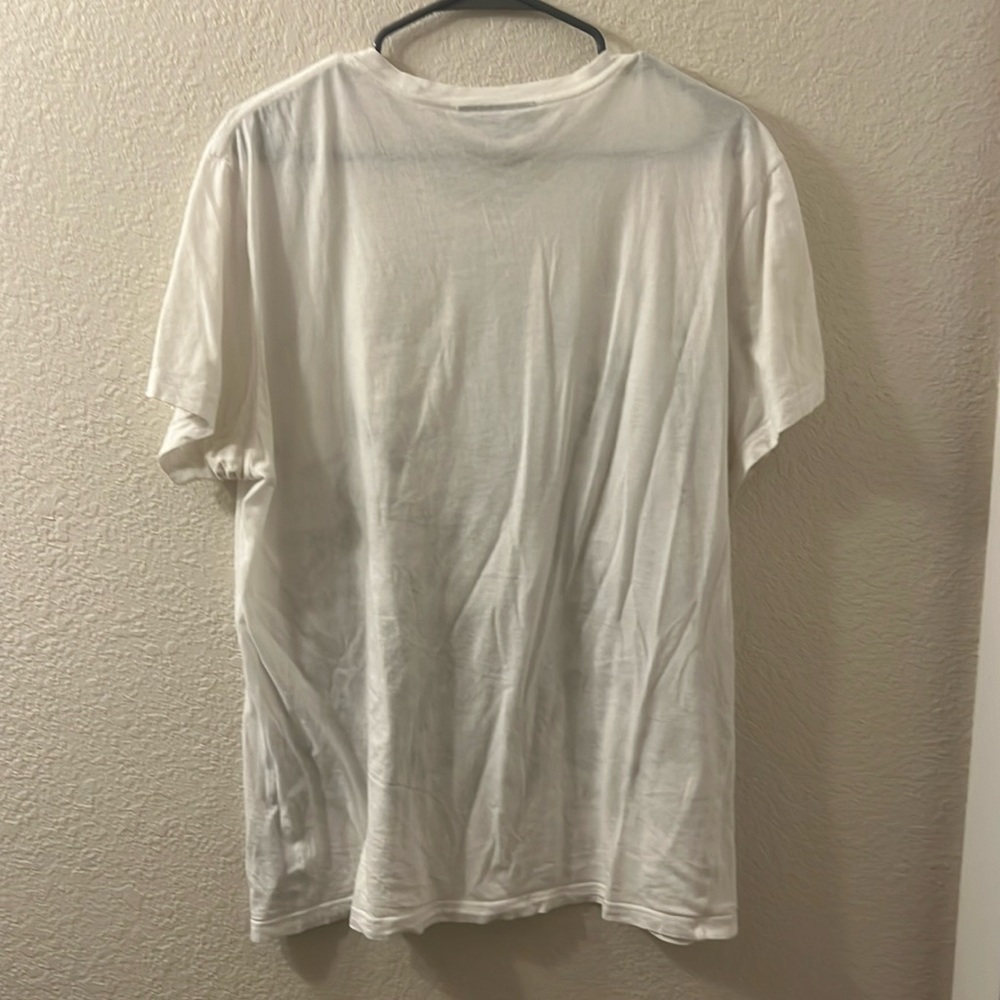 Burberry Scribble Men’s White T-Shirt Tee